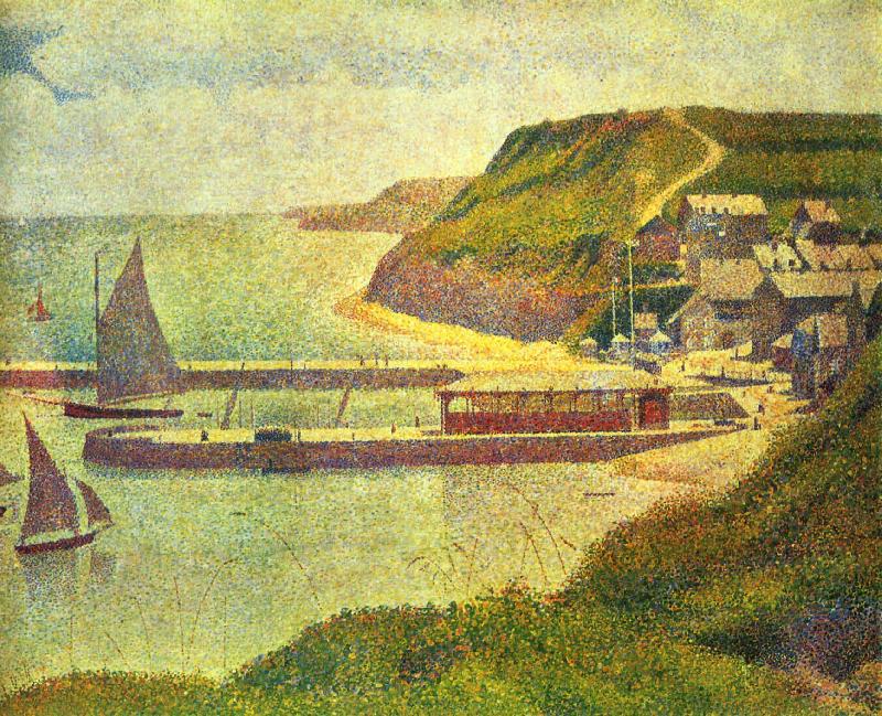 Georges Seurat Port en Bessin oil painting image